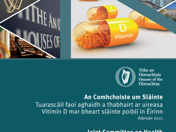 Irlannin terveysvaliokunnan D-vitamiinisuositusten raportti